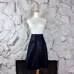 Gucci 2007 Collection Flax Knee-Length Wrap Skirt Black | IT42, US6